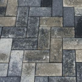 Betonklinker 8 Cm Grijs / Zwart