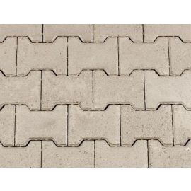 H profiel klinker 8 cm grijs